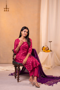NOOR - PINK SET with DUPATTA