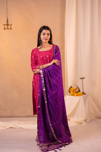 NOOR - PINK SET with DUPATTA