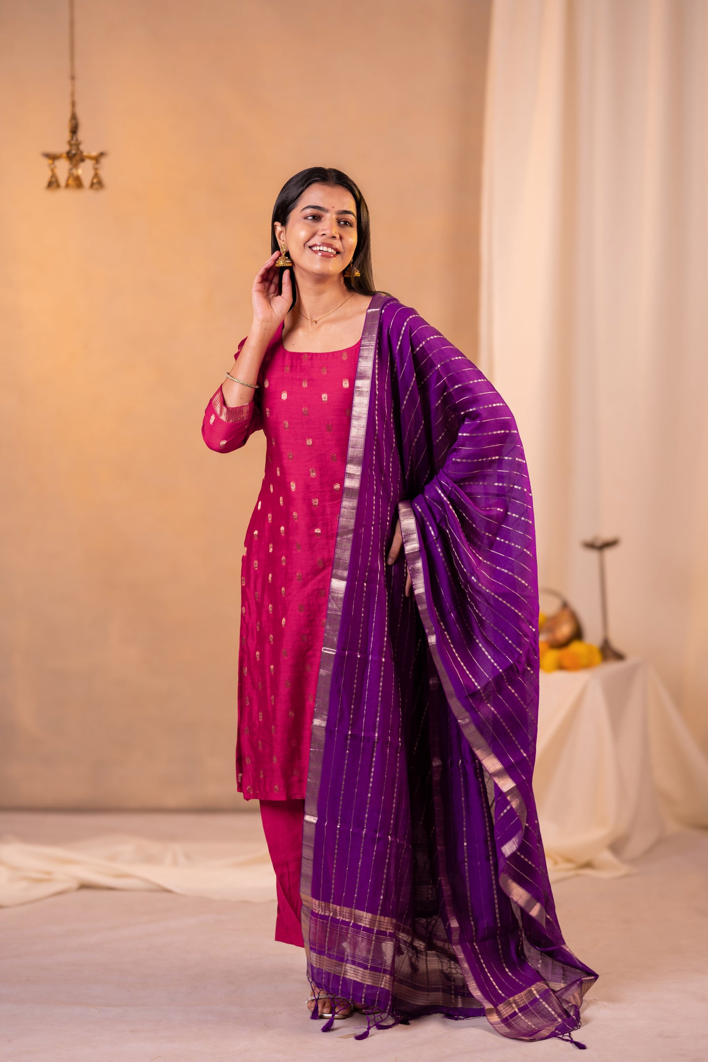 NOOR - PINK SET with DUPATTA