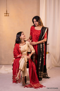 NOOR - BEIGE SET with DUPATTA