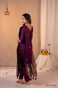 AMAIRA PURPLE SET with DUPATTA
