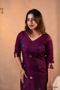 AMAIRA PURPLE SET with DUPATTA