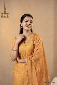 LYRA KURTI with DUPATTA - YELLOW