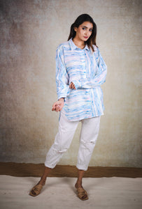 Water Color Shirt - Blue