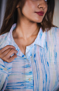 Water Color Shirt - Blue