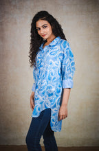 Load image into Gallery viewer, Paisley Shirt - Light Blue
