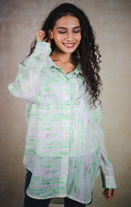 Water Color Shirt - Green