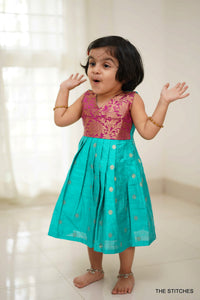 Zarina Teal Frock