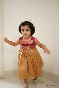 Zarina Gold with Pink Frock