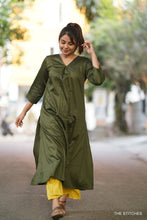 Load image into Gallery viewer, OLIVE - KURTI ONLY (M Available)
