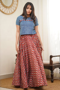 ADITI - SKIRT SET ( L Available)