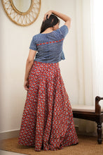 Load image into Gallery viewer, ADITI - SKIRT SET ( L Available)
