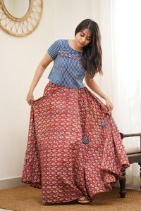 ADITI - SKIRT SET ( L Available)