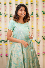 Load image into Gallery viewer, SAPNA BLUE TOP ONLY - (XL Available)
