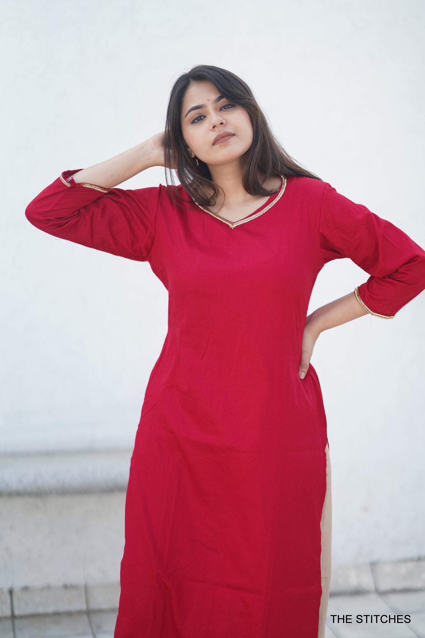 KRIYA RED - TOP ONLY (M, XL, XXL, 3XL Available)