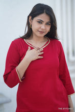 Load image into Gallery viewer, KRIYA RED - TOP ONLY (M, XL, XXL, 3XL Available)
