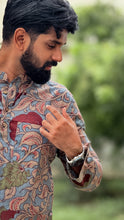 Load image into Gallery viewer, Arsh - Light Blue Kalamkari

