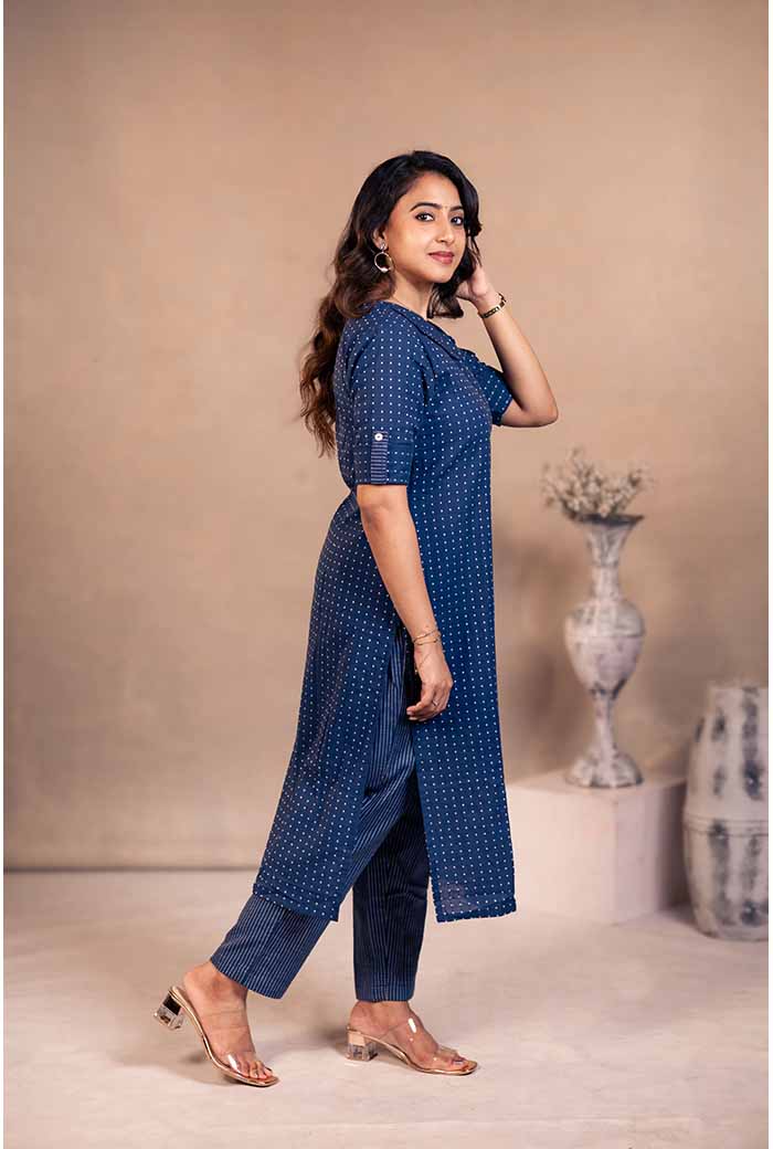 COTTON HANDLOOM SUIT SET