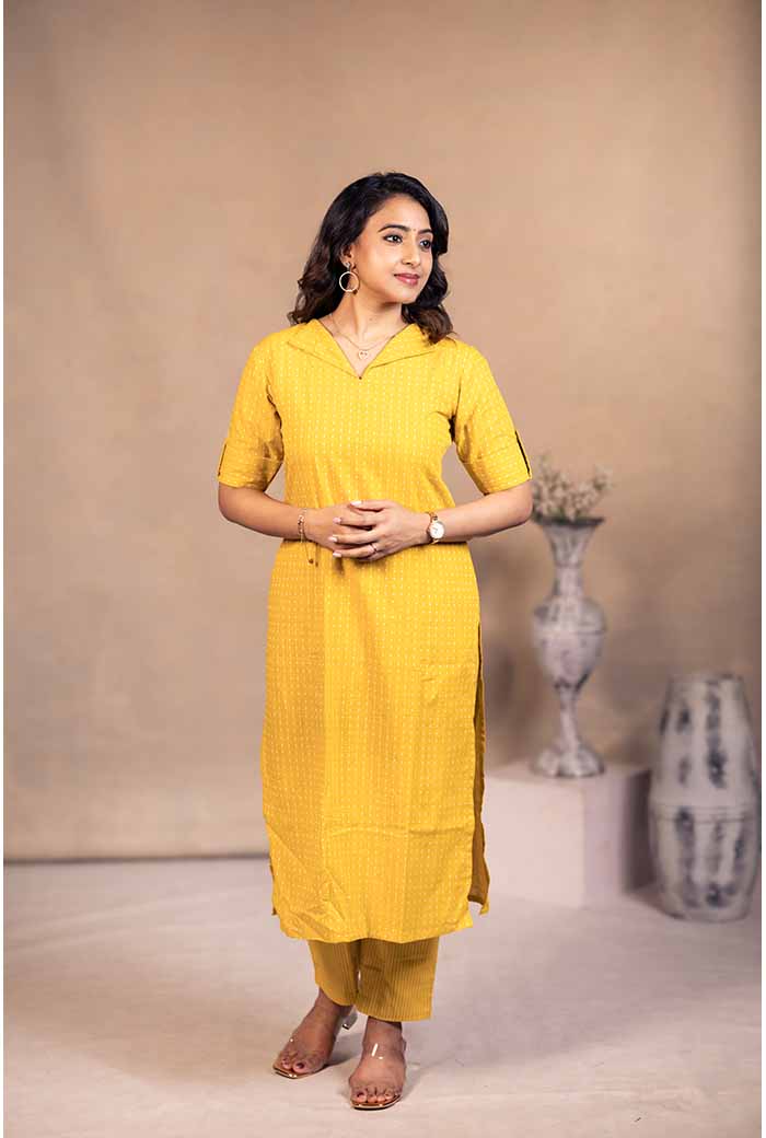 COTTON HANDLOOM SUIT SET