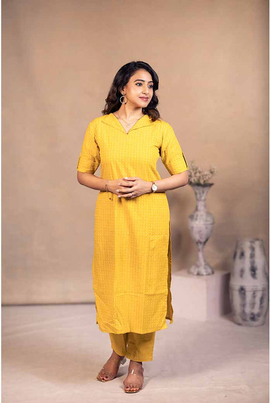 COTTON HANDLOOM SUIT SET