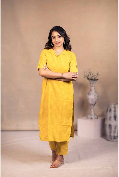 COTTON HANDLOOM SUIT SET