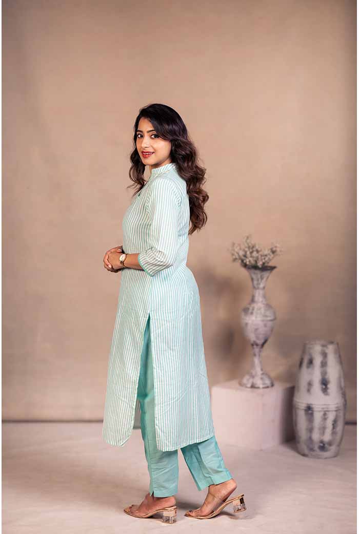 COTTON HANDLOOM SUIT SET