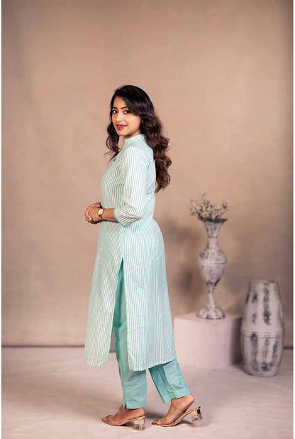 COTTON HANDLOOM SUIT SET