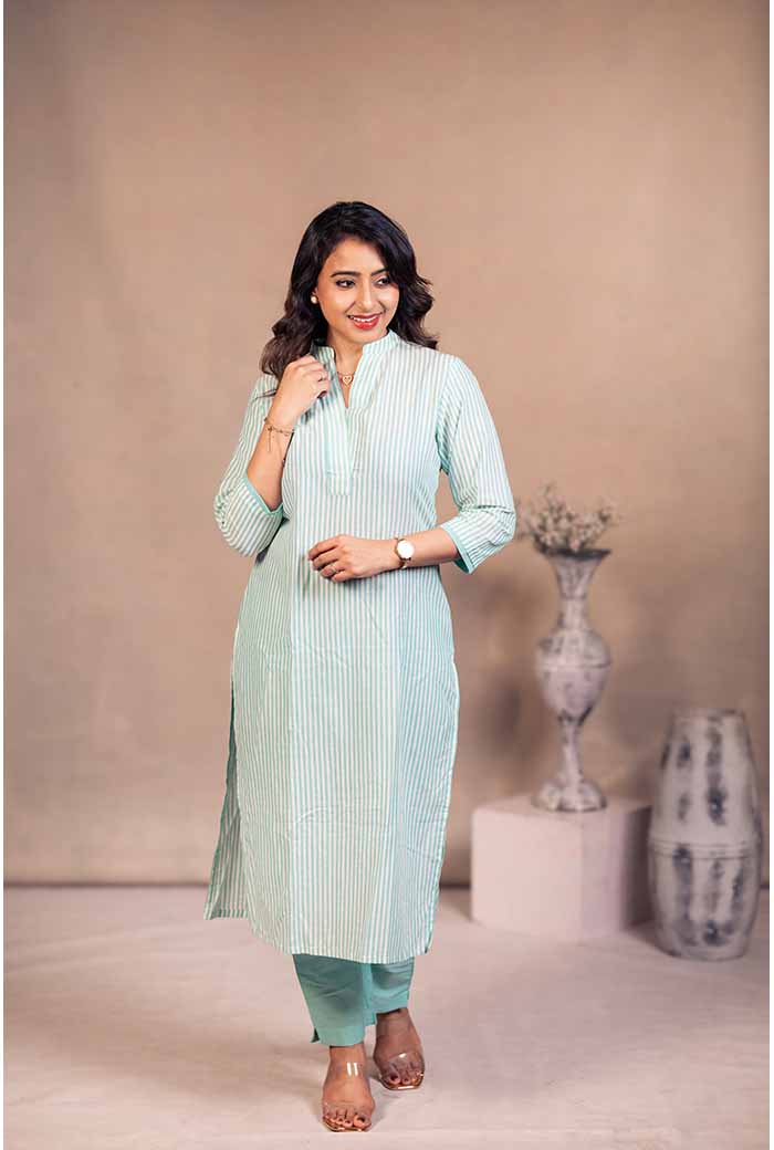 COTTON HANDLOOM SUIT SET