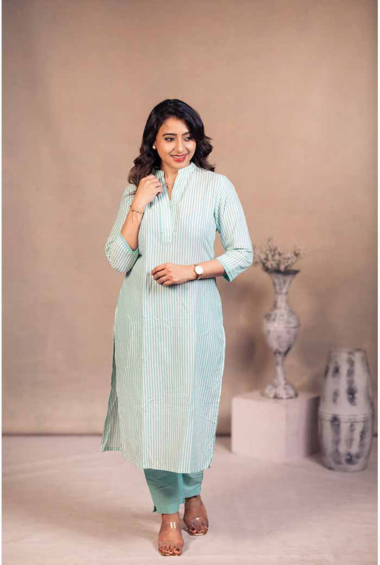 COTTON HANDLOOM SUIT SET