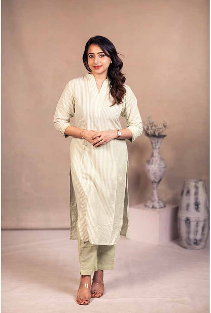 COTTON HANDLOOM SUIT SET