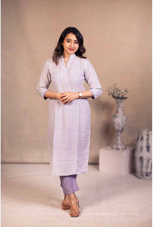 COTTON HANDLOOM SUIT SET