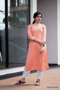 Orange Manjari Kurti only