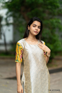 Patola - Yellow Kurti Only