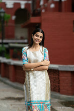 Load image into Gallery viewer, Patola - Blue Kurti Only
