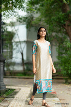 Load image into Gallery viewer, Patola - Blue Kurti Only
