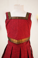 Load image into Gallery viewer, NAANYA - MAROON SKIRT SET
