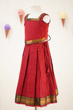 Load image into Gallery viewer, NAANYA - MAROON SKIRT SET
