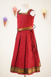 NAANYA - MAROON SKIRT SET