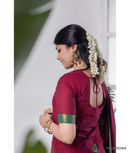 Load image into Gallery viewer, MANGALAGIRI KURTI with DUPATTA - MAROON
