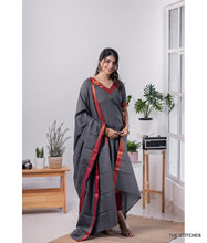 Load image into Gallery viewer, MANGALAGIRI KURTI with DUPATTA - GREY
