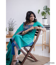 Load image into Gallery viewer, MANGALAGIRI KURTI with DUPATTA - TEAL

