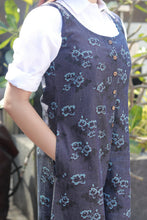 Load image into Gallery viewer, Denim Floral Jumpsuit
