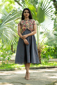 BAANI - GREY short dress