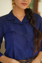 Load image into Gallery viewer, Ziva - Navy Blue SHIRT ONLY
