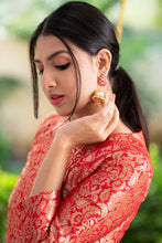Load image into Gallery viewer, ZEENATH RED - KURTI ONLY

